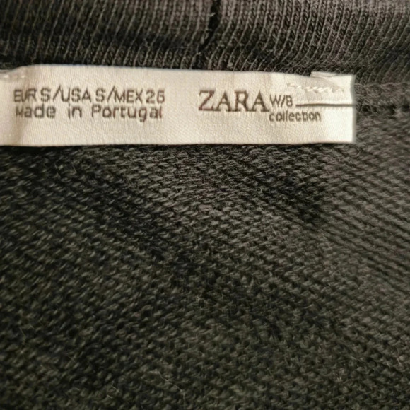 Zara W/B Collection Rhinestone Beaded Jewel White Black Sweater Dress Size S - Picture 9 of 16